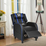 Reclining Massage Gaming Chair with Adjustable Backrest and Footrest 36 Reclining Massage Gaming Chair with Adjustable Backrest and Footrest