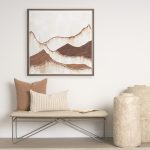 Red Rock View by Morgan McLaren a Framed Art Print Matted under Glass