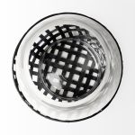 Reena II Large Black Woven Metal Base Table Candle Holder
