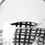 Reena II Large Black Woven Metal Base Table Candle Holder