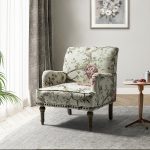 Reggio Floral Glam Nailhead Trim Armchair 6 Reggio Floral Glam Nailhead Trim Armchair