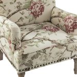 Reggio Floral Glam Nailhead Trim Armchair 10 Reggio Floral Glam Nailhead Trim Armchair