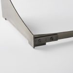Reinhold III Black Marble Top Iron Coffee Table