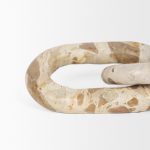 Reinir Beige Marble Chain Link Decorative Object
