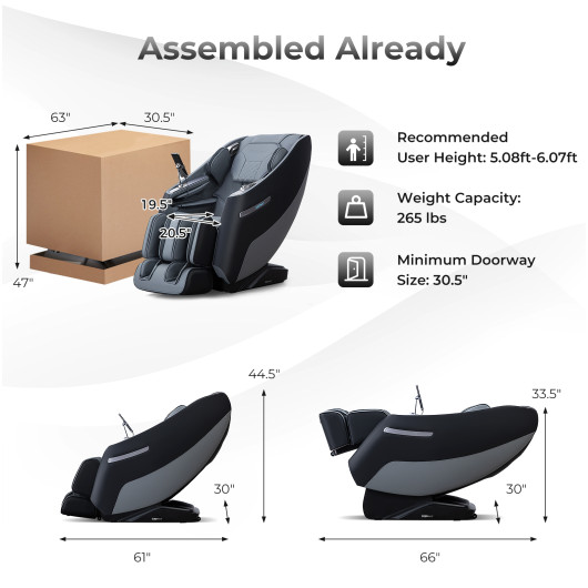 Full Body Massage Chair with Heat, Airbags, and Zero Gravity - Image 4