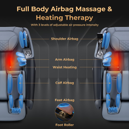 Full Body Massage Chair with Heat, Airbags, and Zero Gravity - Image 6