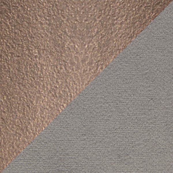 Renee Contemporary Silver Velvet Accent Chair Copper Metal Legs 6