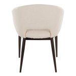Renee Cream Noise Fabric Copper Contemporary Accent Chair 12 Renee Cream Noise Fabric Copper Contemporary Accent Chair
