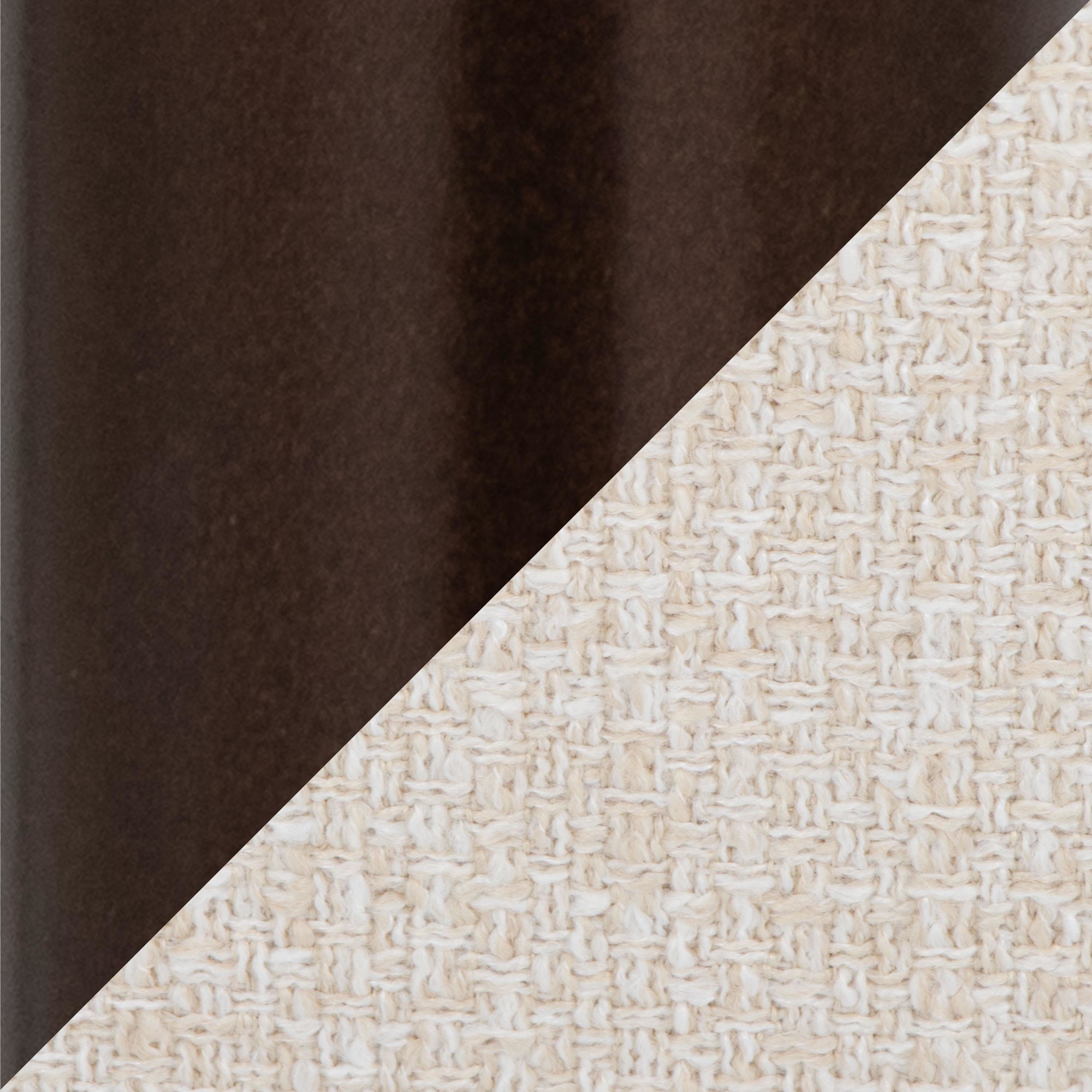 Renee Cream Noise Fabric Copper Contemporary Accent Chair 7 Renee Cream Noise Fabric Copper Contemporary Accent Chair - Image 7
