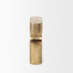 Renni Antiqued Brass Large Decorative Sculpture