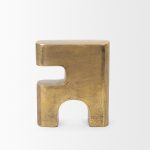Renni Antiqued Brass Large Decorative Sculpture