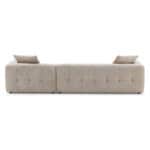 Mocha Boucle Mid-Century Modern Sectional Sofa 13 Mocha Boucle Mid-Century Modern Sectional Sofa