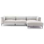 Beige Linen L-Shaped Sectional Sofa for Living Rooms 12 Beige Linen L-Shaped Sectional Sofa for Living Rooms