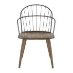 Riley Farmhouse Dark Walnut and Black Arm Chairs (Set of 2) 14 Riley Farmhouse Dark Walnut and Black Arm Chairs (Set of 2)
