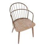 Riley Farmhouse Whitewashed Wood Spindle Back Dining Chair 17 Riley Farmhouse Whitewashed Wood Spindle Back Dining Chair