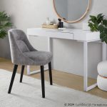 Rina Mid-Century Modern Black Wood Grey Fabric Chairs (Set of 2) 12 Rina Mid-Century Modern Black Wood Grey Fabric Chairs (Set of 2)