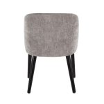 Rina Mid-Century Modern Black Wood Grey Fabric Chairs (Set of 2) 19 Rina Mid-Century Modern Black Wood Grey Fabric Chairs (Set of 2)