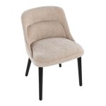 Rina Mid-Century Modern Black and Light Brown Dining Chairs (Set of 2) 23 Rina Mid-Century Modern Black and Light Brown Dining Chairs (Set of 2)