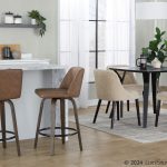Rina Mid-Century Modern Black and Light Brown Dining Chairs (Set of 2) 15 Rina Mid-Century Modern Black and Light Brown Dining Chairs (Set of 2)