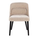 Rina Mid-Century Modern Black and Light Brown Dining Chairs (Set of 2) 22 Rina Mid-Century Modern Black and Light Brown Dining Chairs (Set of 2)
