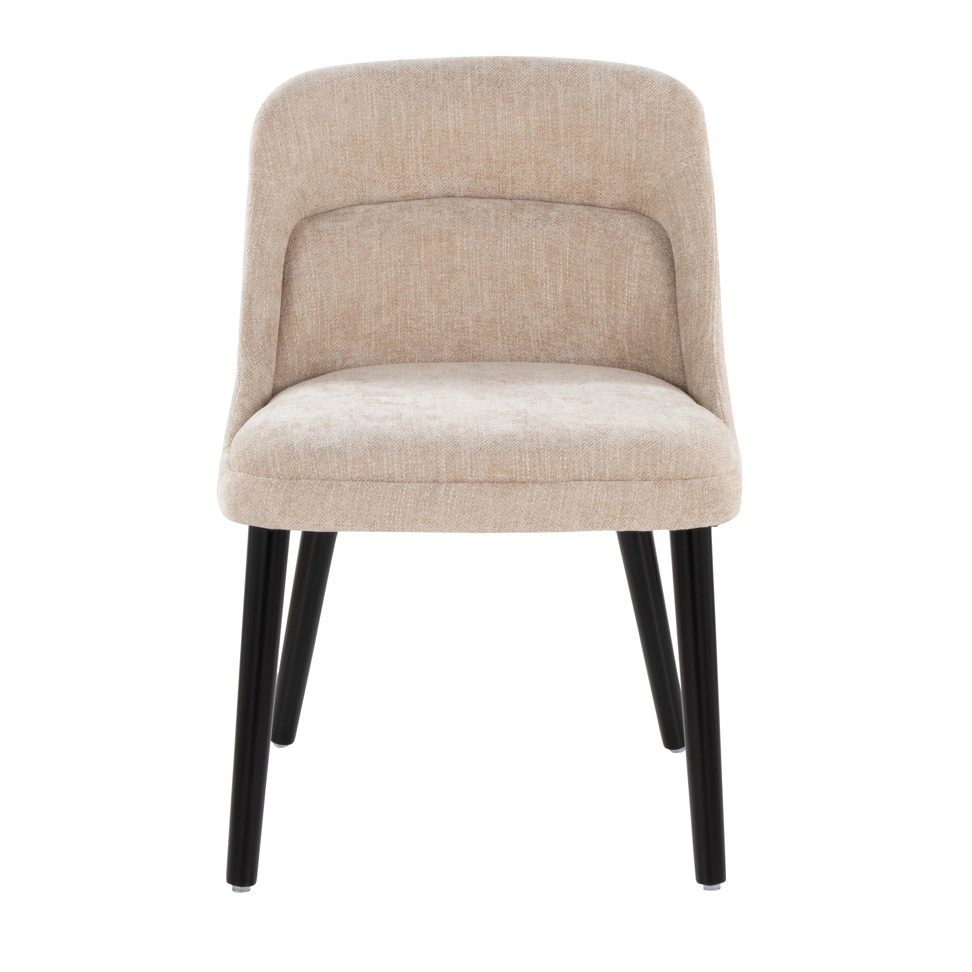 Rina Mid-Century Modern Black and Light Brown Dining Chairs (Set of 2) 10 Rina Mid-Century Modern Black and Light Brown Dining Chairs (Set of 2) - Image 10
