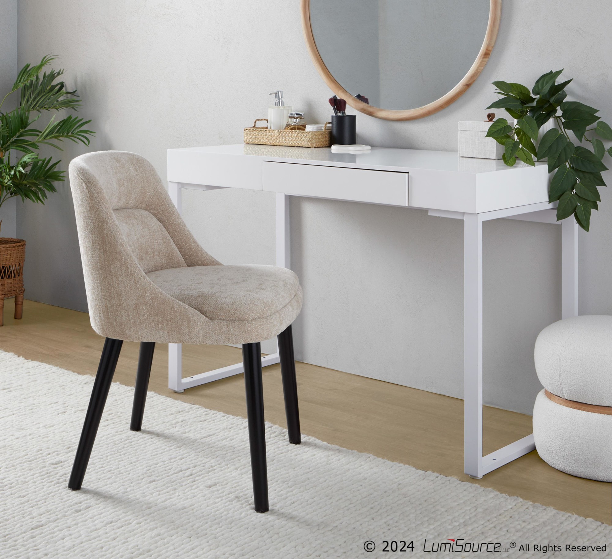 Rina Mid-Century Modern Black and Light Brown Dining Chairs (Set of 2) 1 Rina Mid-Century Modern Black and Light Brown Dining Chairs (Set of 2)