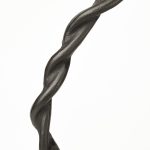 Rizwan (Large) Black Aluminum Braided Circular Object