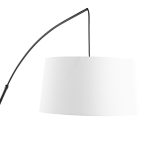 Robyn Mid-Century Modern Arched Floor Lamp Natural Wood Linen Shade 27 Robyn Mid-Century Modern Arched Floor Lamp Natural Wood Linen Shade