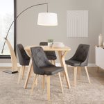 Robyn Mid-Century Modern Arched Floor Lamp Natural Wood Linen Shade 18 Robyn Mid-Century Modern Arched Floor Lamp Natural Wood Linen Shade