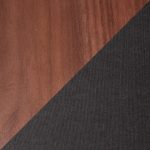 Robyn Mid-Century Modern Black Linen Arched Floor Lamp