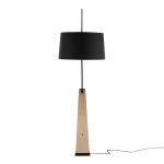 Robyn Mid-Century Modern Black Linen Shade Floor Lamp 29 Robyn Mid-Century Modern Black Linen Shade Floor Lamp