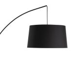 Robyn Mid-Century Modern Black Linen Shade Floor Lamp 30 Robyn Mid-Century Modern Black Linen Shade Floor Lamp