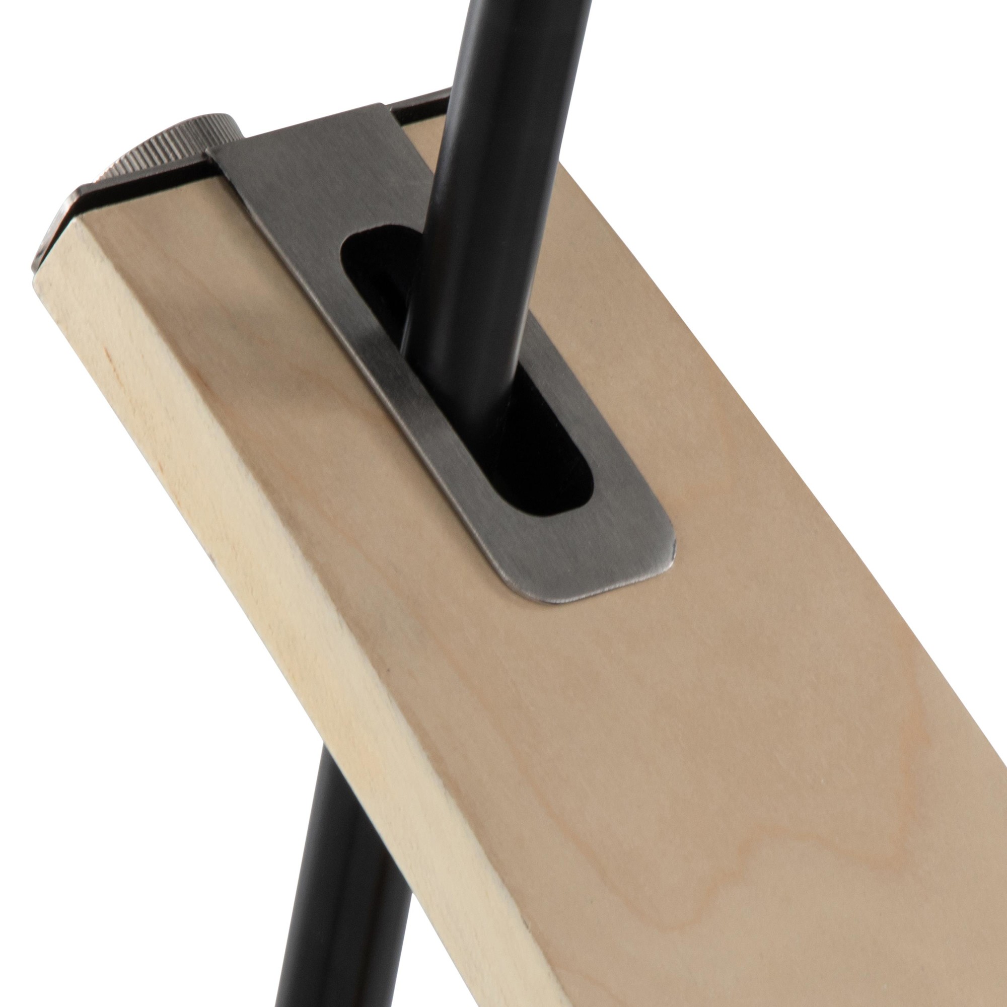 Robyn Mid-Century Modern Black Linen Shade Floor Lamp 16 Robyn Mid-Century Modern Black Linen Shade Floor Lamp - Image 16