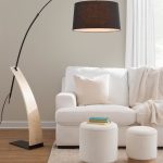 Robyn Mid-Century Modern Black Linen Shade Floor Lamp 18 Robyn Mid-Century Modern Black Linen Shade Floor Lamp