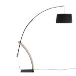 Robyn Mid-Century Modern Black Linen Shade Floor Lamp 26 Robyn Mid-Century Modern Black Linen Shade Floor Lamp