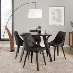 Robyn Mid-Century Modern Walnut Arch Floor Lamp Linen Shade