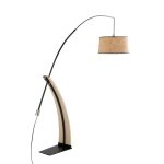 Robyn-Salon Mid-Century Modern Natural Rattan Arched Floor Lamp 17 Robyn-Salon Mid-Century Modern Natural Rattan Arched Floor Lamp