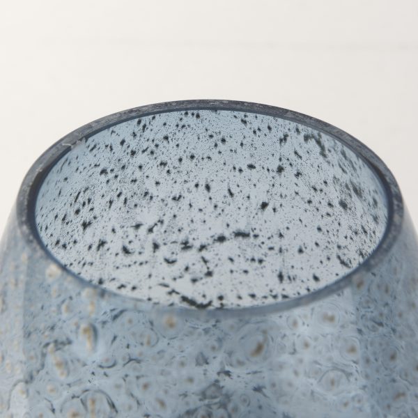 Robyn Short Blue Glass Vase 6