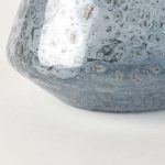 Robyn Short Blue Glass Vase