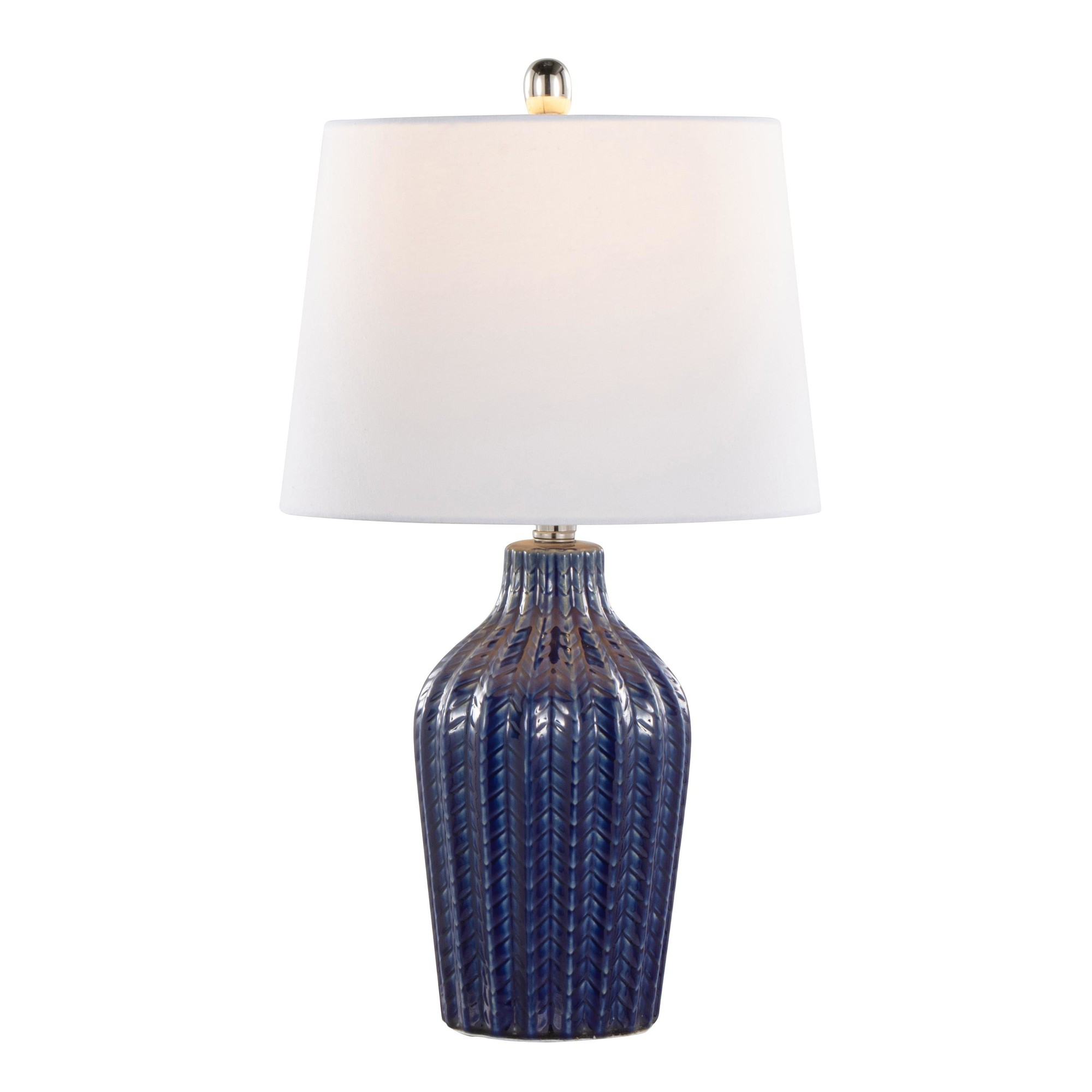 Rockwell 23 Contemporary Dark Blue Table Lamps (Set of 2) 2 Rockwell 23 Contemporary Dark Blue Table Lamps (Set of 2) - Image 2