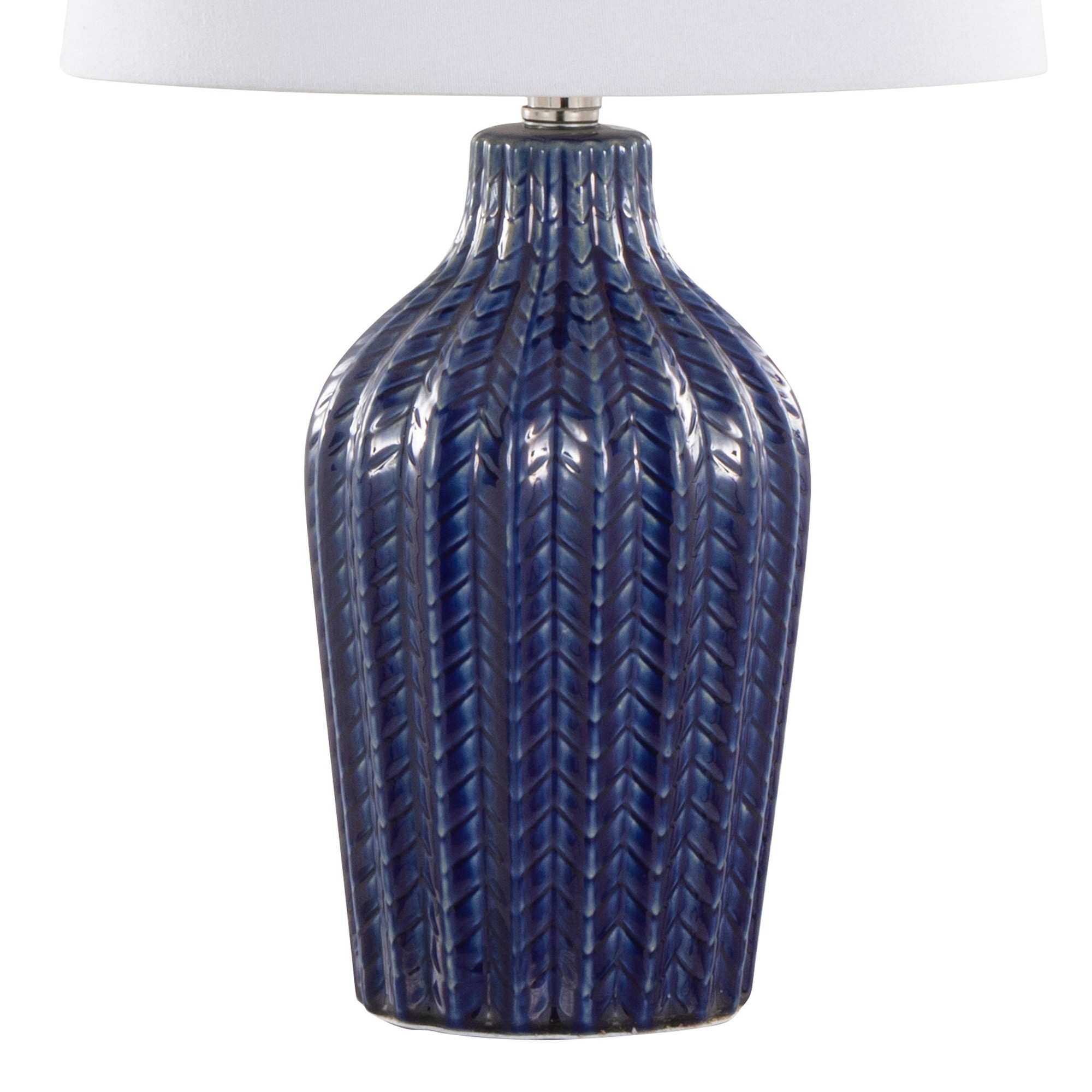 Rockwell 23 Contemporary Dark Blue Table Lamps (Set of 2) 5 Rockwell 23 Contemporary Dark Blue Table Lamps (Set of 2) - Image 5