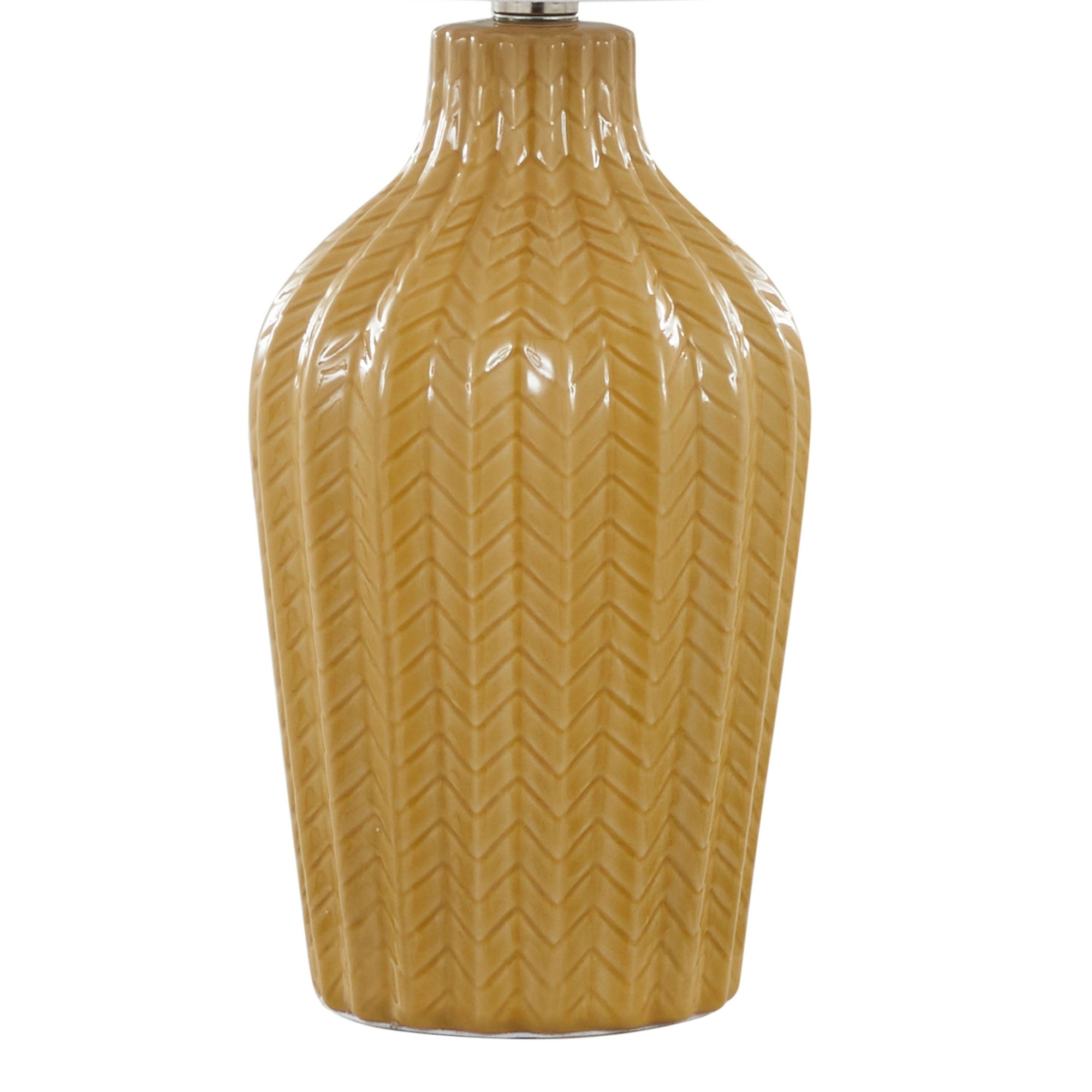 Rockwell 23 Contemporary Yellow Ceramic Table Lamps (Set of 2) 5 Rockwell 23 Contemporary Yellow Ceramic Table Lamps (Set of 2) - Image 5