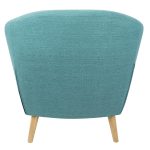 Rockwell Teal Mid-Century Modern Accent Chair