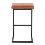 Roman 26-Inch Black Metal Camel Contemporary Counter Stools (Set of 2) 18 Roman 26-Inch Black Metal Camel Contemporary Counter Stools (Set of 2)