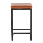 Roman 26-Inch Black Metal Camel Contemporary Counter Stools (Set of 2) 19 Roman 26-Inch Black Metal Camel Contemporary Counter Stools (Set of 2)