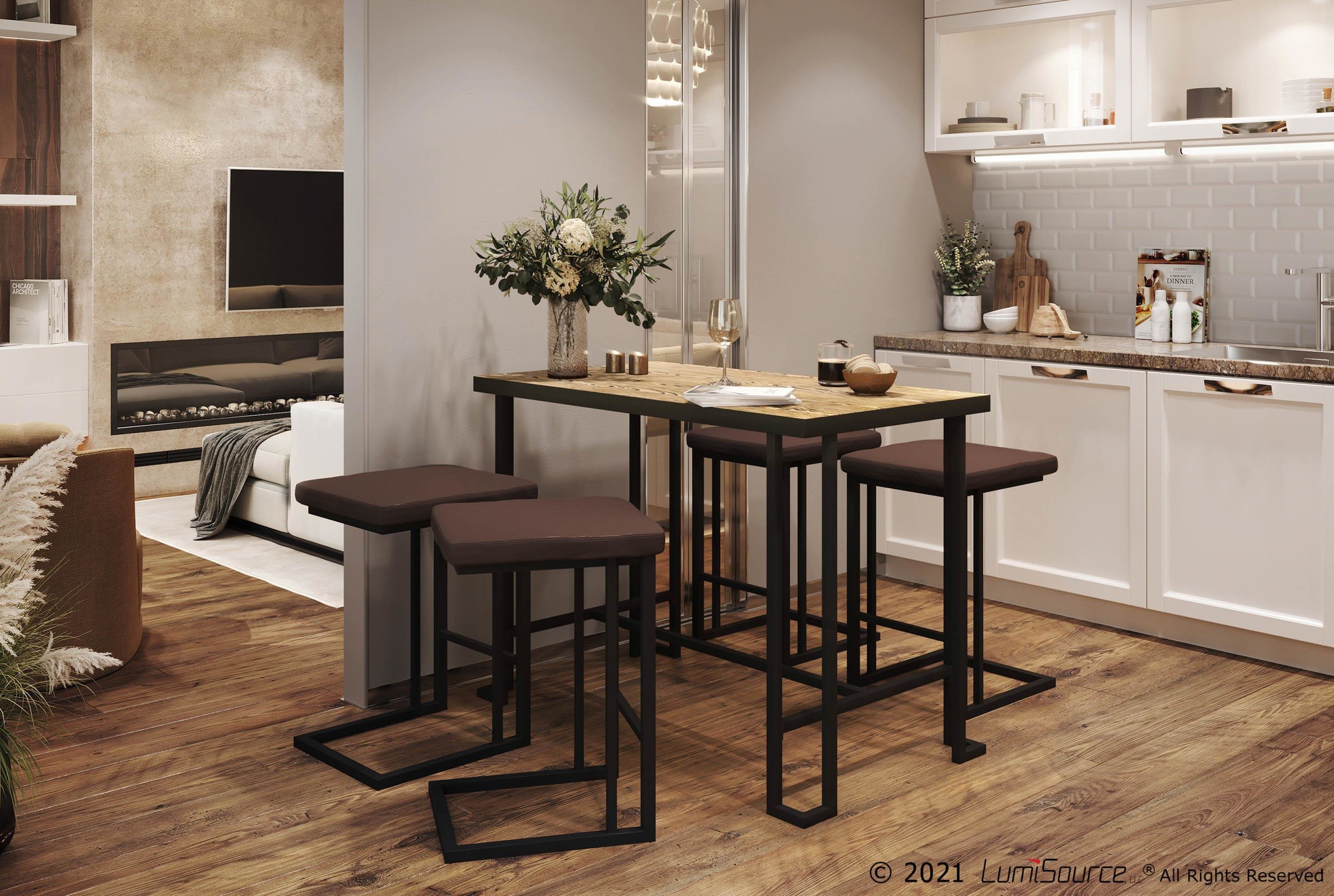 Roman Industrial Antique Metal and Wood Counter Table 1 Roman Industrial Antique Metal and Wood Counter Table