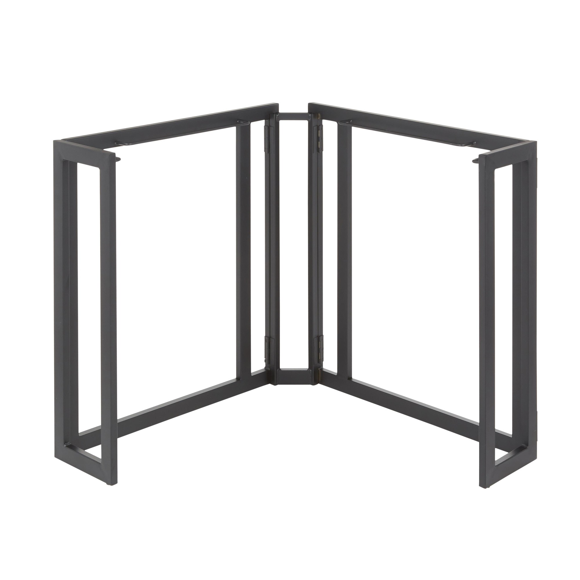 Roman Industrial Corner Desk Black Metal Espresso Bamboo 8 Roman Industrial Corner Desk Black Metal Espresso Bamboo - Image 8