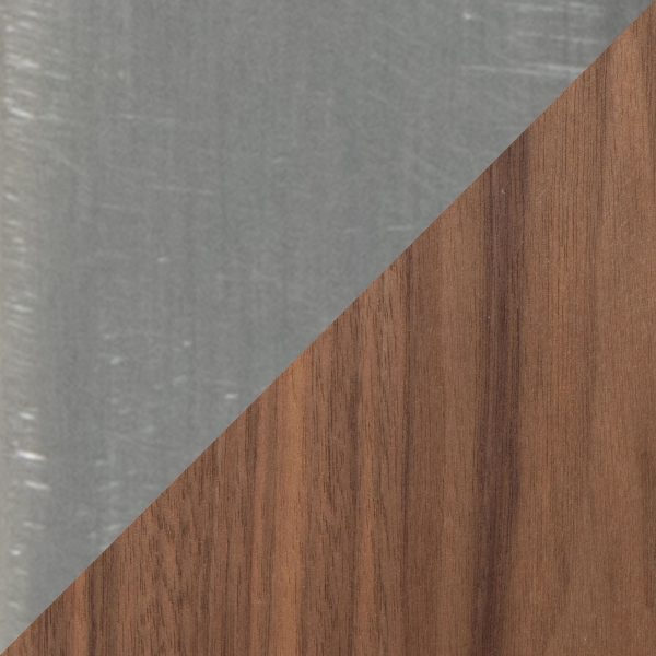 Roman Walnut Wood Contemporary End Table 9