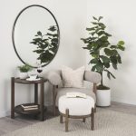 Romi Dark Brown Wood w/ Bottom Shelf Round Accent Table