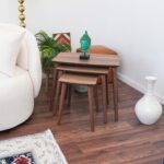 Brown Wood Mid-Century Modern Nesting Side Tables (Set of 3) 10 Brown Wood Mid-Century Modern Nesting Side Tables (Set of 3)